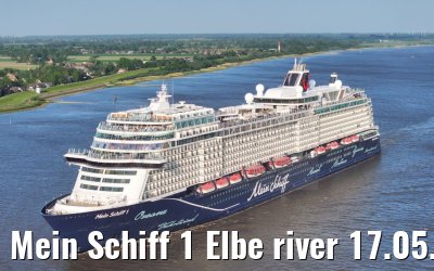 Mein Schiff 1 Elbe river 17.05.2024