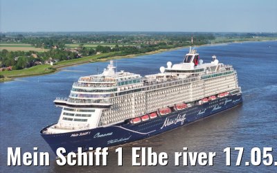 Mein Schiff 1 Elbe river 17.05.2024
