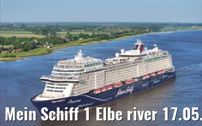 Mein Schiff 1 Elbe river 17.05.2024