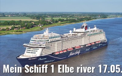 Mein Schiff 1 Elbe river 17.05.2024