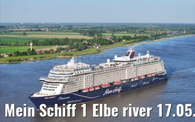 Mein Schiff 1 Elbe river 17.05.2024