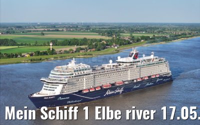 Mein Schiff 1 Elbe river 17.05.2024