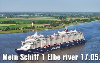 Mein Schiff 1 Elbe river 17.05.2024