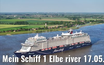 Mein Schiff 1 Elbe river 17.05.2024