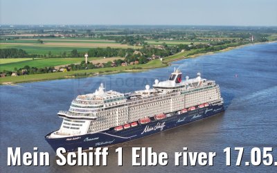 Mein Schiff 1 Elbe river 17.05.2024