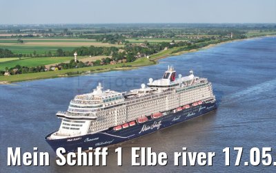 Mein Schiff 1 Elbe river 17.05.2024