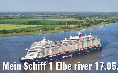 Mein Schiff 1 Elbe river 17.05.2024