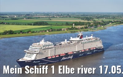 Mein Schiff 1 Elbe river 17.05.2024