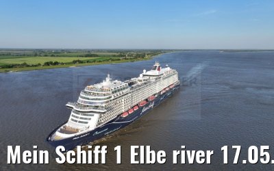 Mein Schiff 1 Elbe river 17.05.2024