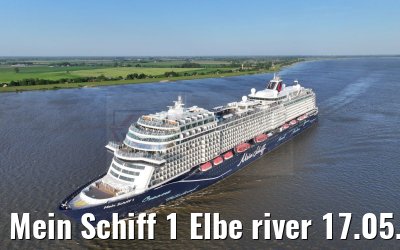 Mein Schiff 1 Elbe river 17.05.2024
