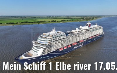 Mein Schiff 1 Elbe river 17.05.2024