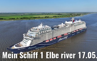 Mein Schiff 1 Elbe river 17.05.2024