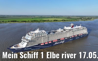 Mein Schiff 1 Elbe river 17.05.2024