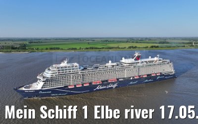 Mein Schiff 1 Elbe river 17.05.2024