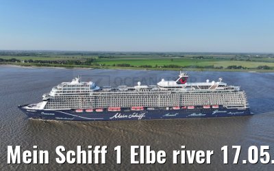Mein Schiff 1 Elbe river 17.05.2024