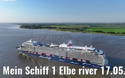 Mein Schiff 1 Elbe river 17.05.2024