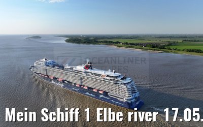 Mein Schiff 1 Elbe river 17.05.2024