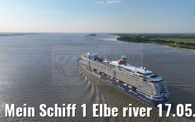 Mein Schiff 1 Elbe river 17.05.2024