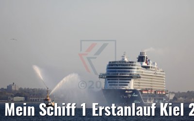 Mein Schiff 1 Erstanlauf Kiel 27.04.2018