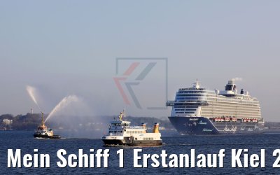 Mein Schiff 1 Erstanlauf Kiel 27.04.2018