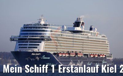 Mein Schiff 1 Erstanlauf Kiel 27.04.2018