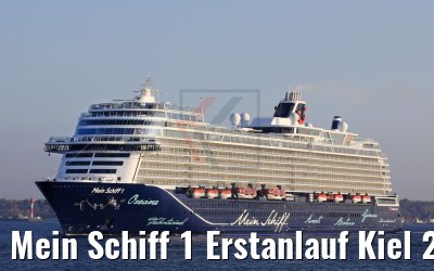 Mein Schiff 1 Erstanlauf Kiel 27.04.2018