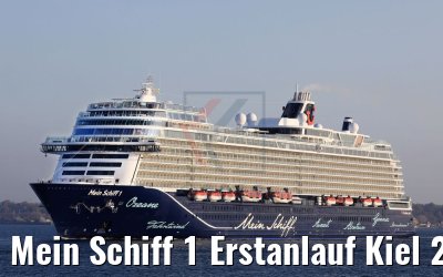 Mein Schiff 1 Erstanlauf Kiel 27.04.2018