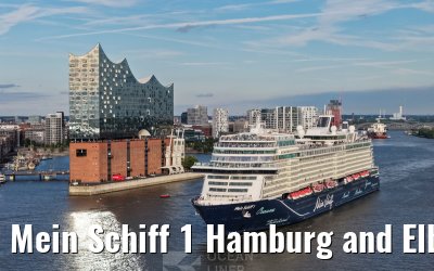 Mein Schiff 1 Hamburg and Elbphilharmonie 25.08.2025