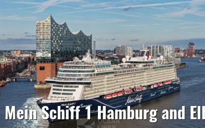Mein Schiff 1 Hamburg and Elbphilharmonie 25.08.2025