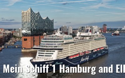 Mein Schiff 1 Hamburg and Elbphilharmonie 25.08.2025