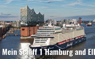 Mein Schiff 1 Hamburg and Elbphilharmonie 25.08.2025