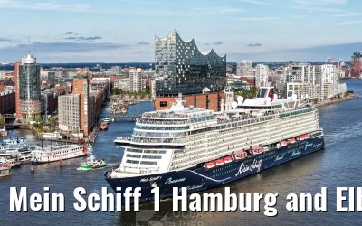 Mein Schiff 1 Hamburg and Elbphilharmonie 25.08.2025
