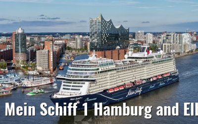 Mein Schiff 1 Hamburg and Elbphilharmonie 25.08.2025
