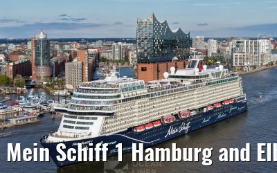 Mein Schiff 1 Hamburg and Elbphilharmonie 25.08.2025