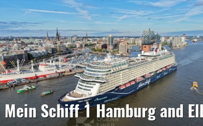 Mein Schiff 1 Hamburg and Elbphilharmonie 25.08.2025