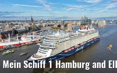 Mein Schiff 1 Hamburg and Elbphilharmonie 25.08.2025