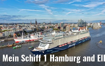 Mein Schiff 1 Hamburg and Elbphilharmonie 25.08.2025