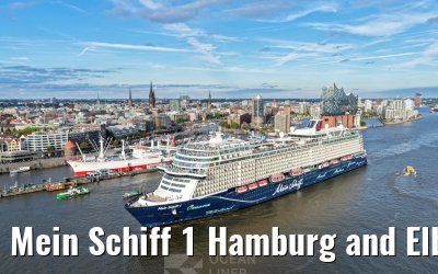 Mein Schiff 1 Hamburg and Elbphilharmonie 25.08.2025
