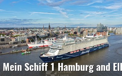 Mein Schiff 1 Hamburg and Elbphilharmonie 25.08.2025