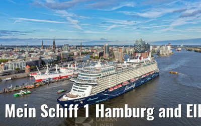 Mein Schiff 1 Hamburg and Elbphilharmonie 25.08.2025