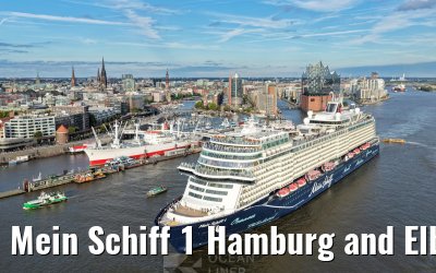Mein Schiff 1 Hamburg and Elbphilharmonie 25.08.2025