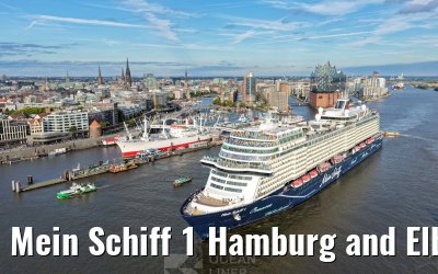 Mein Schiff 1 Hamburg and Elbphilharmonie 25.08.2025