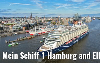 Mein Schiff 1 Hamburg and Elbphilharmonie 25.08.2025