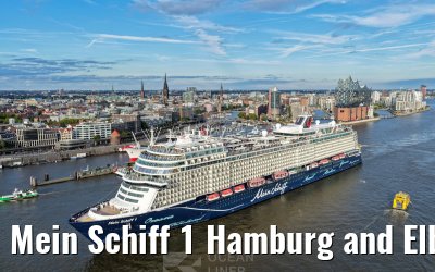 Mein Schiff 1 Hamburg and Elbphilharmonie 25.08.2025
