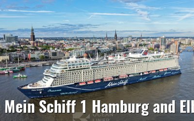 Mein Schiff 1 Hamburg and Elbphilharmonie 25.08.2025