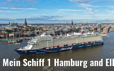 Mein Schiff 1 Hamburg and Elbphilharmonie 25.08.2025