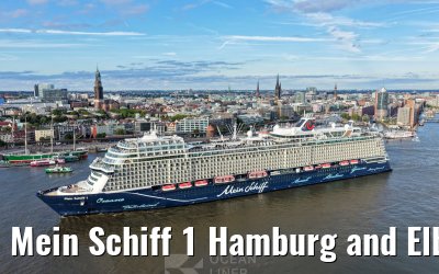 Mein Schiff 1 Hamburg and Elbphilharmonie 25.08.2025