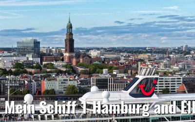 Mein Schiff 1 Hamburg and Elbphilharmonie 25.08.2025
