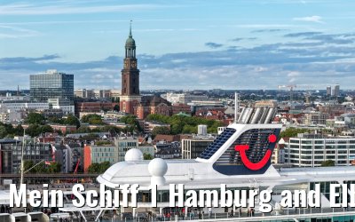Mein Schiff 1 Hamburg and Elbphilharmonie 25.08.2025