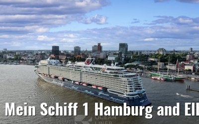 Mein Schiff 1 Hamburg and Elbphilharmonie 25.08.2025
